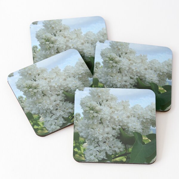 Item preview, white lilac - macro shot // designed and sold by Lillrose.