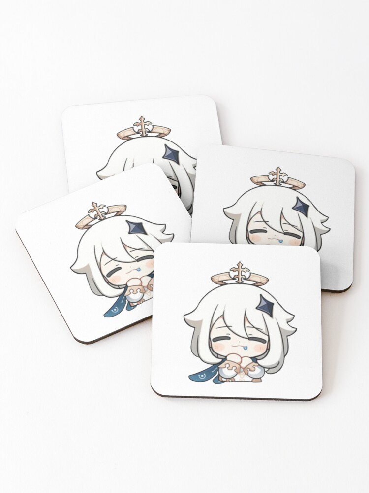 Thumbnail 1 of 5, Coasters (Set of 4), Paimon designed and sold by Smartdogscat.