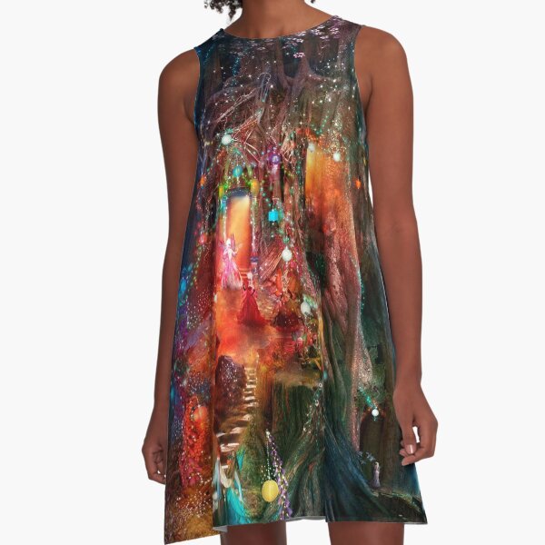 The Foxglove Ball A-Line Dress