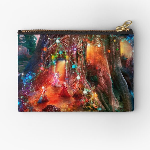 The Foxglove Ball Zipper Pouch