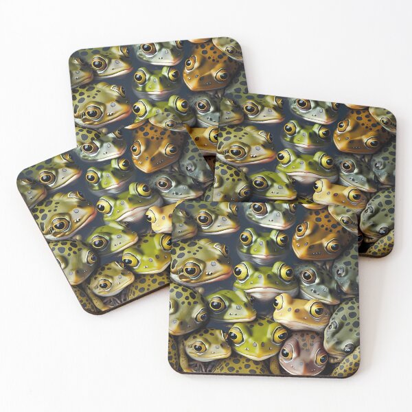 Item preview, Cute Frog Gathering Group Photo  designed and sold by FunWearVM.