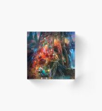 The Foxglove Ball Acrylic Block