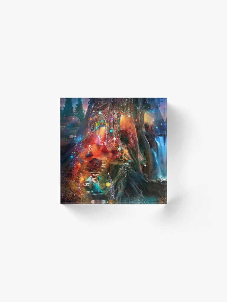 Alternate view of The Foxglove Ball Acrylic Block