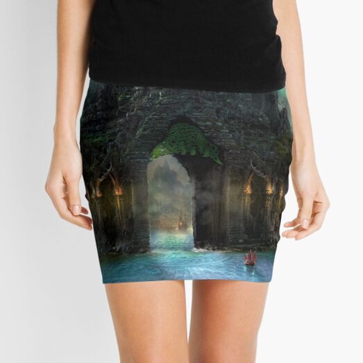 The Jade Gates Mini Skirt