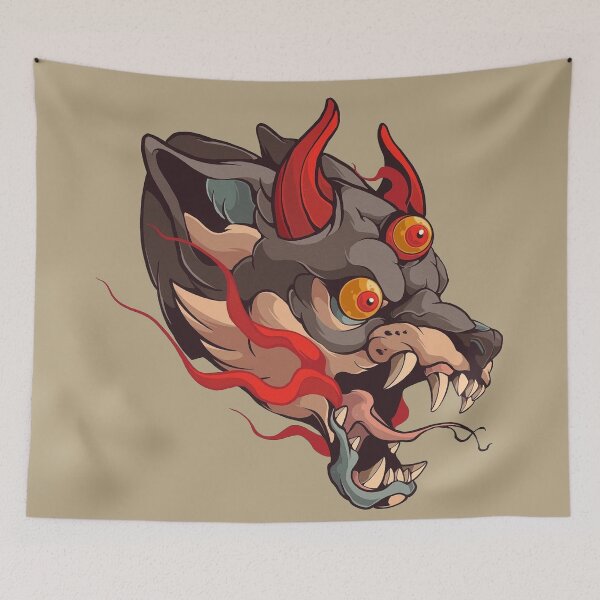 Item preview, wolf demon designed and sold by batizzz.