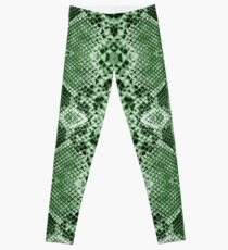 Snakeskin green Leggings