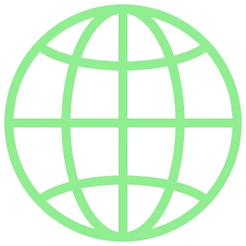 Artwork thumbnail, INTERNET SYMBOL (LIGHT GREEN) by Top10Designs