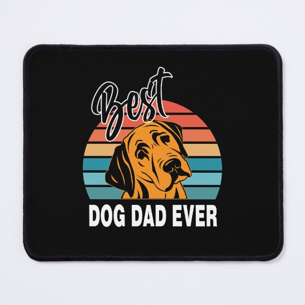 Item preview, Best dog dad ever retro designed and sold by Spreading Smile.