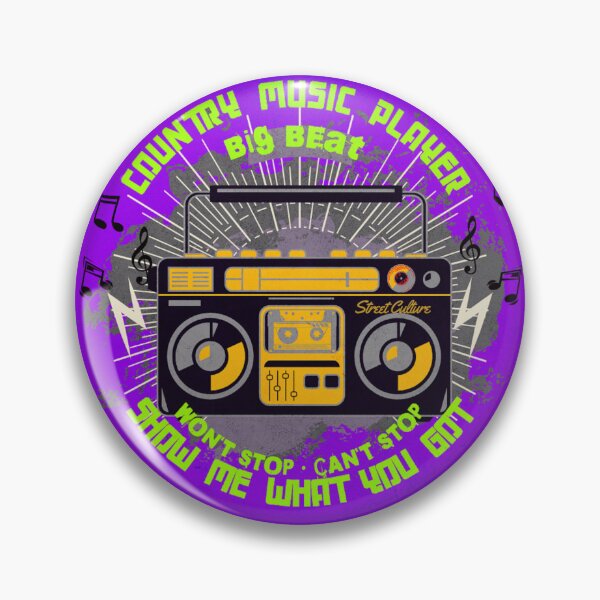 Item preview, Country Music Player Big Beat designed and sold by Creativeart10.