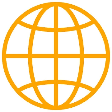 Artwork thumbnail, INTERNET SYMBOL (ORANGE) by Top10Designs