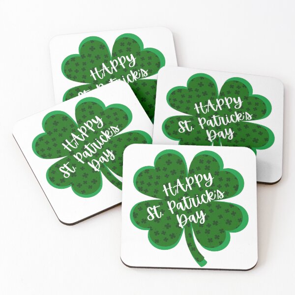 Item preview, Happy St. Patrick's Day Four Leaf Clover designed and sold by Fun-T-Shirts.