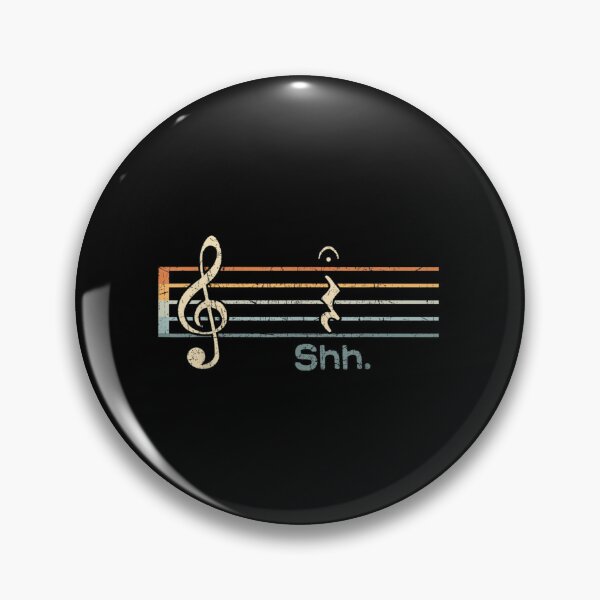 Artikelvorschau, Lustige Musik Shh Quarter Rest und Fermata Notation Musiker, Witz Retro Orchester Geschenk für Musikliebhaber entworfen und verkauft von Diferenty Shop ⭐⭐⭐⭐⭐.
