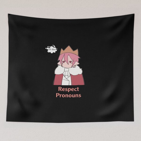 Item preview, Technobabble says respect pronouns. designed and sold by artzaka.