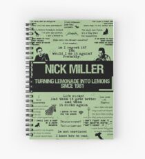 NICK MILLER Spiral Notebook