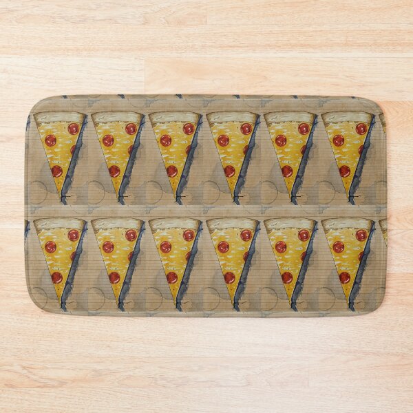 Item preview, Single Slice Pepperoni Pizza designed and sold by ImitationArt.
