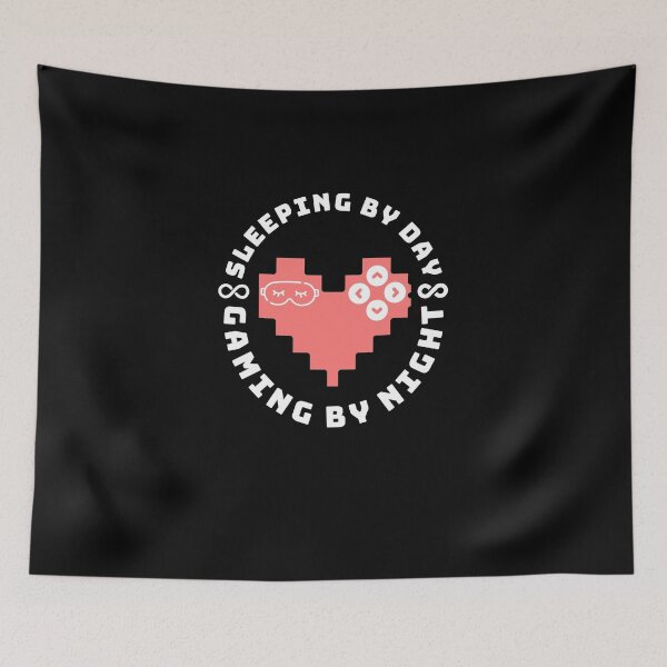 Item preview, Sleeping By Day Gaming By Night GAMING designed and sold by mu-art.