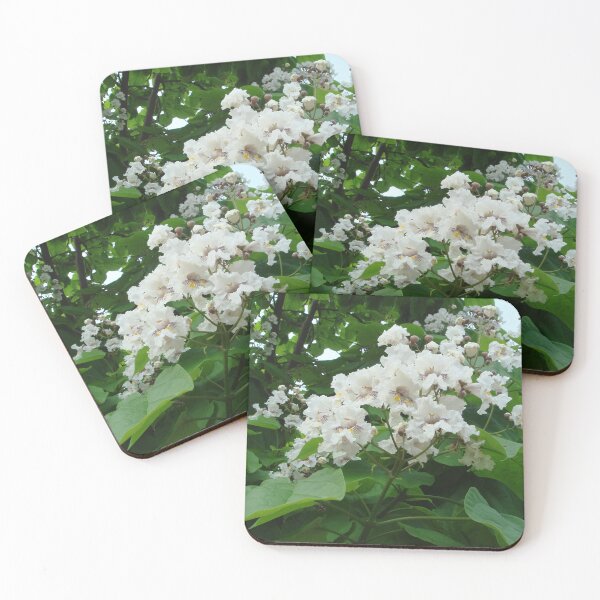 Item preview, Sweet chestnut with white flowers // designed and sold by Lillrose.