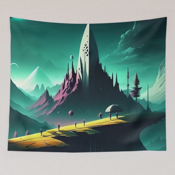 Item preview, Cosmic Adventure on an Extraterrestrial Planet designed and sold by Dicoart.