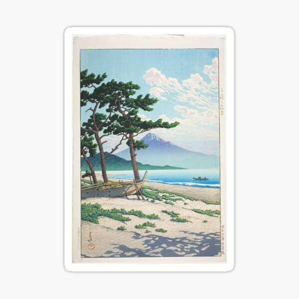 Item preview, Kawase Hasui Artist- Pine Beach at Miho  designed and sold by TeeARTHY.
