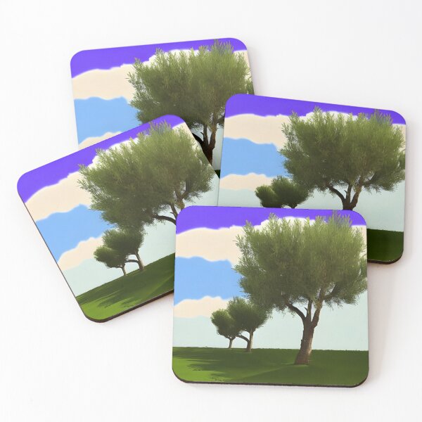 Item preview, Landscape with olive trees designed and sold by gramizzia.