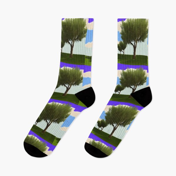 Item preview, Landscape with olive trees designed and sold by gramizzia.