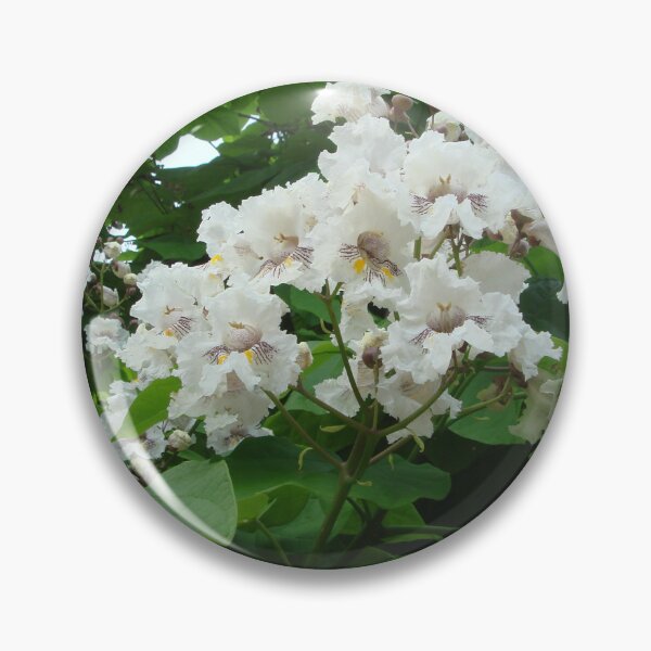 Item preview, Sweet chestnut with white flowers // designed and sold by Lillrose.