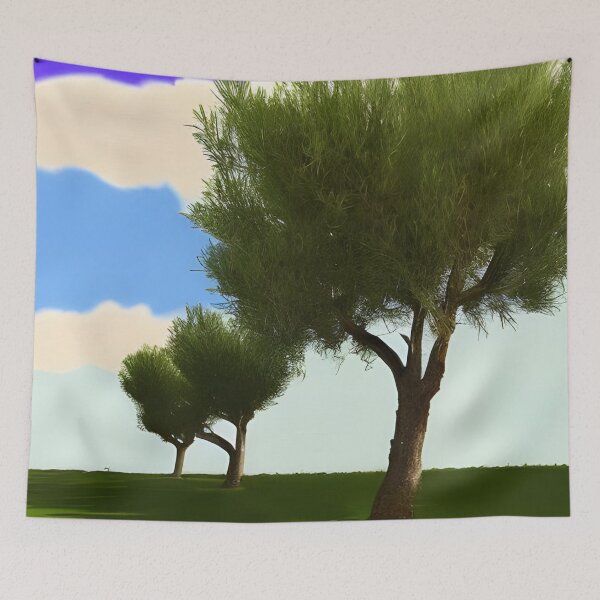 Item preview, Landscape with olive trees designed and sold by gramizzia.