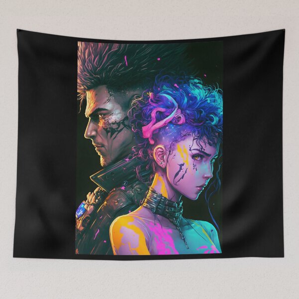 Item preview, Neon Couple designed and sold by sixblackroses.