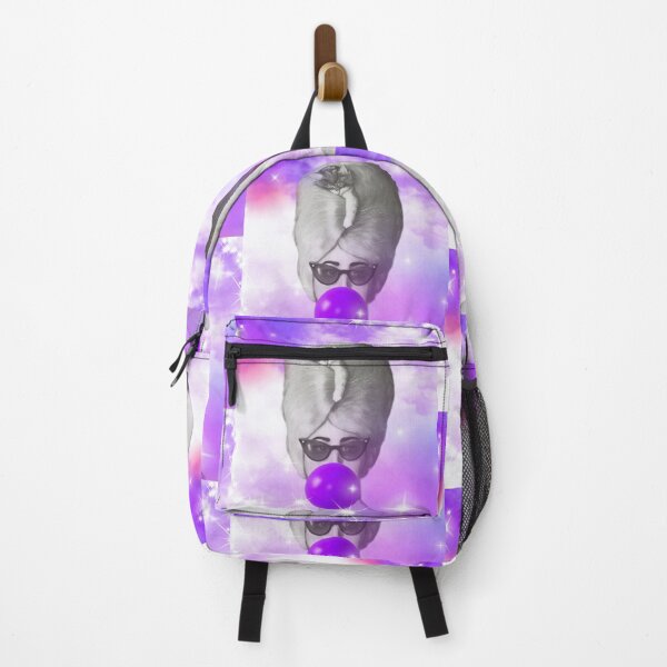 Item preview, Purple Retro Woman Cat Bubble Gum designed and sold by RagWeasel.
