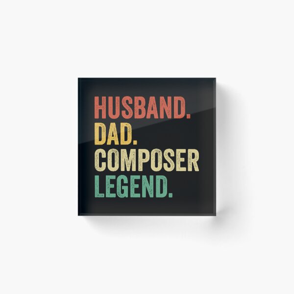 Item preview, Husband Dad composer Legend Shirt, Father's Day composer Gift, composer Dad Shirt For Husband, composer Gift For Him designed and sold by Dogs Geeky⭐⭐⭐⭐⭐.