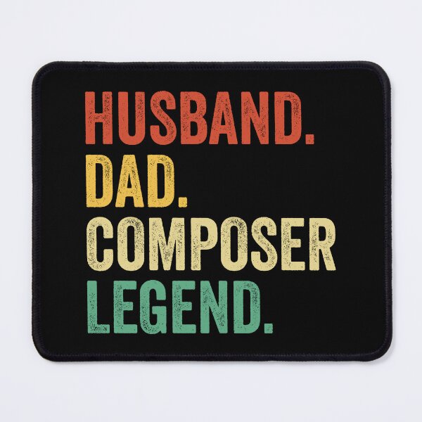 Item preview, Husband Dad composer Legend Shirt, Father's Day composer Gift, composer Dad Shirt For Husband, composer Gift For Him designed and sold by Dogs Geeky⭐⭐⭐⭐⭐.