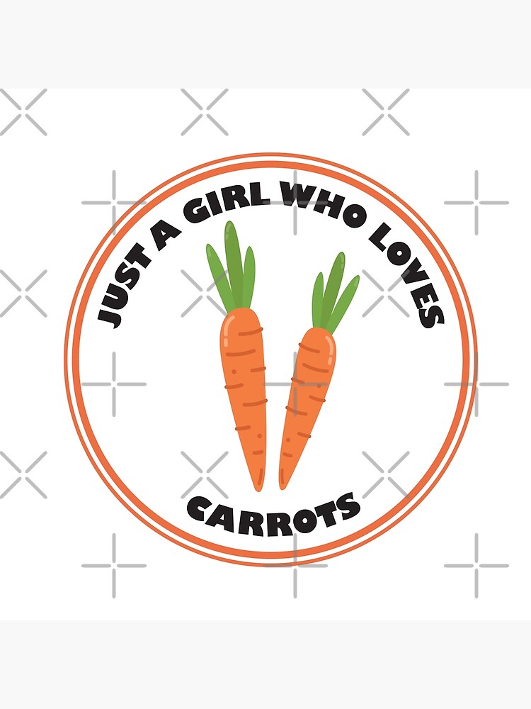 Just A Girl Who Loves Carrots | Art Board Print