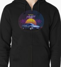 Honda Prelude Retrowave Zipped Hoodie