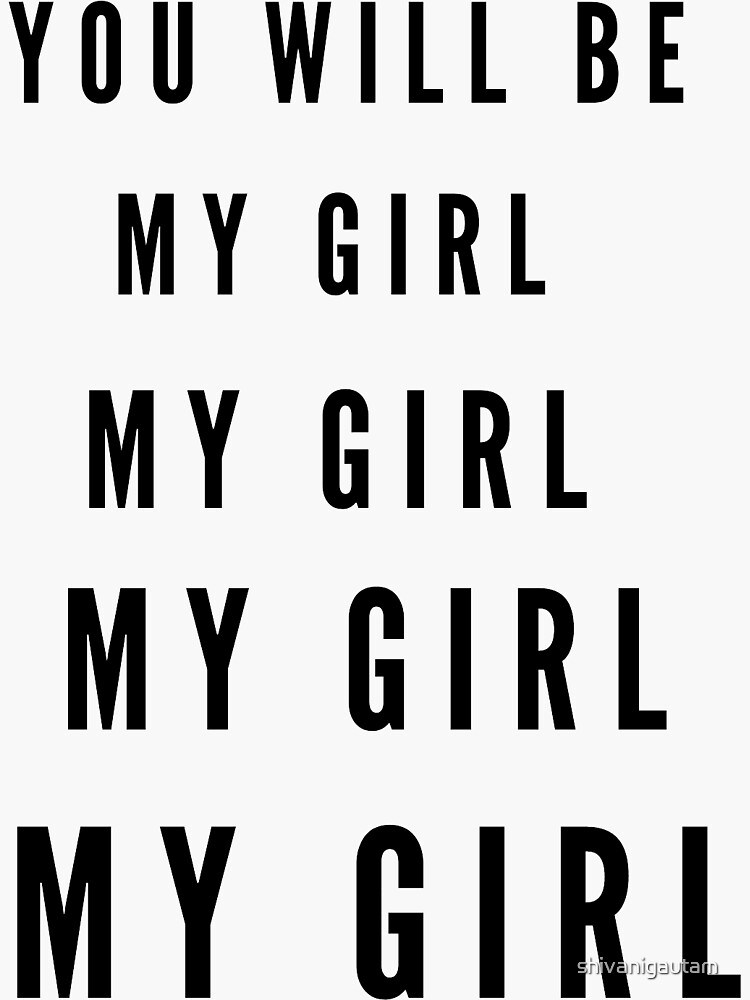 "girl in red" Sticker for Sale by shivanigautam Redbubble