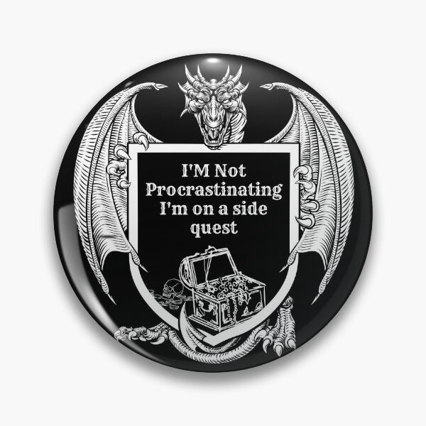 Item preview, I'm Not Procrastinating I'm On A Side Quest designed and sold by Novelty-Shirts.