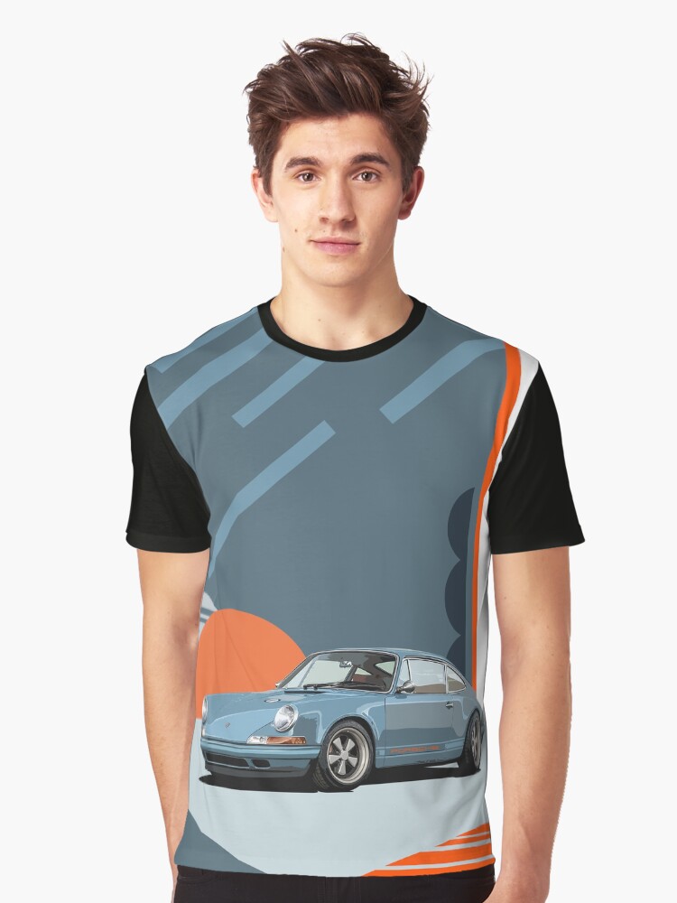 Porsche Design グラフィックTシャツ Mサイズ 青 Adidas Porsche Design M Core Tee T-Shirt - Pride Blue - Mens