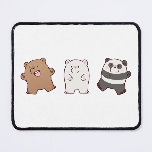 Item preview, we bare bears brown polar panda we are bears designed and sold by Hitsujinuu.