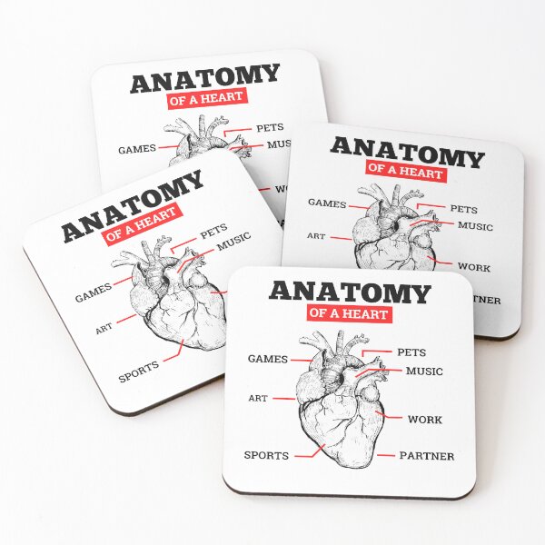 Item preview, Heart Anatomy Funny Med School designed and sold by 5thseason-shop.