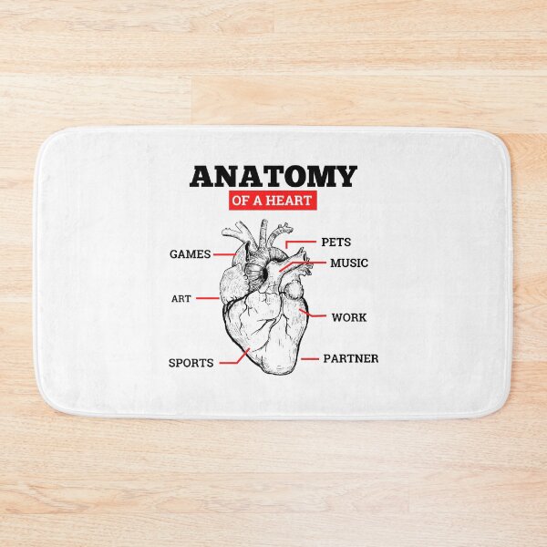 Item preview, Heart Anatomy Funny Med School designed and sold by 5thseason-shop.