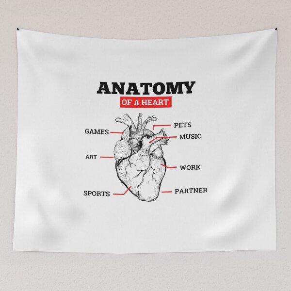 Item preview, Heart Anatomy Funny Med School designed and sold by 5thseason-shop.
