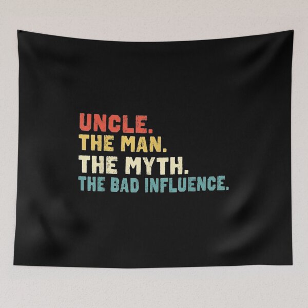 Item preview, Mens Retro Vintage Uncle the Man the Myth the Bad Influence designed and sold by e-z4k.