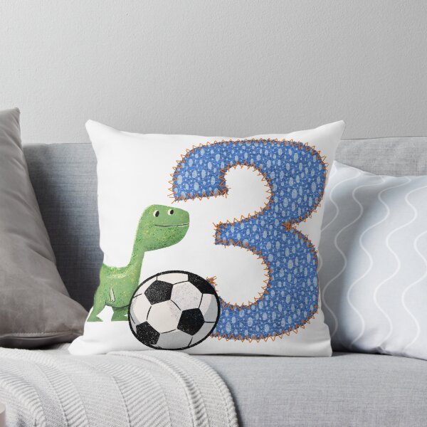 Item preview, 3th Birthday Dino Football Soccer for Boys designed and sold by Kalli-design.
