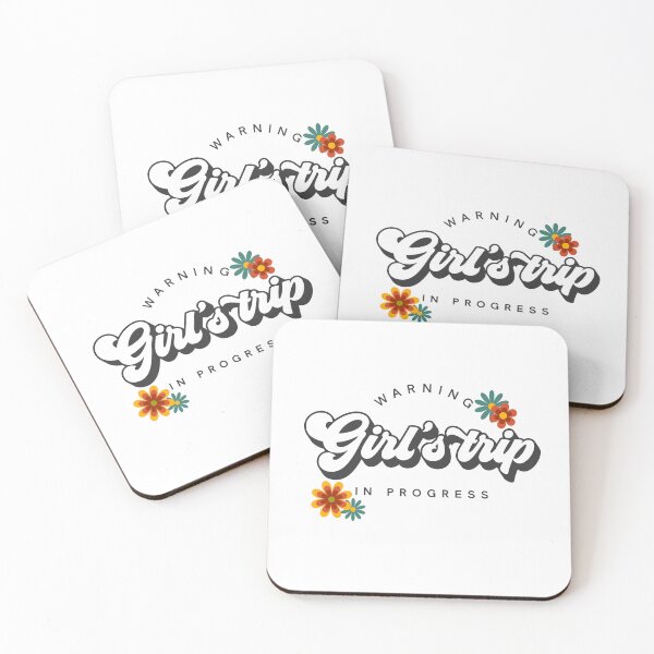 Item preview, Warning Girls Trip In Progress 2023 designed and sold by TrendyTribe.