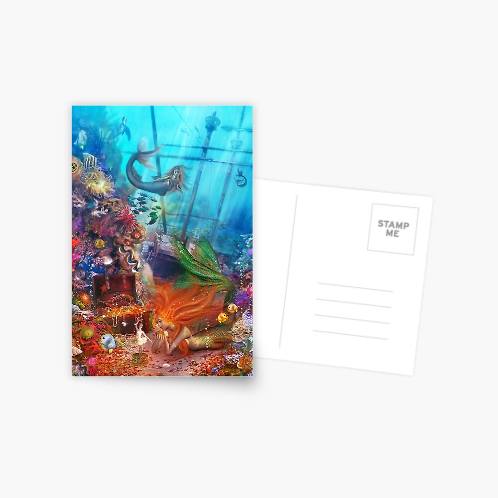 The Mermaid's Treasure Postcard