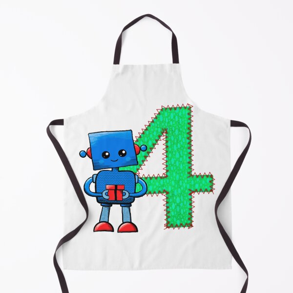 Item preview, 4th Birthday Robot for Boys designed and sold by Kalli-design.
