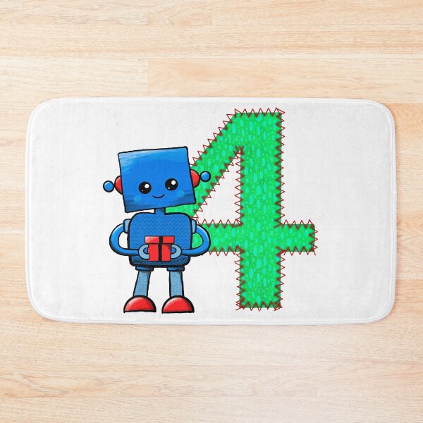 Item preview, 4th Birthday Robot for Boys designed and sold by Kalli-design.