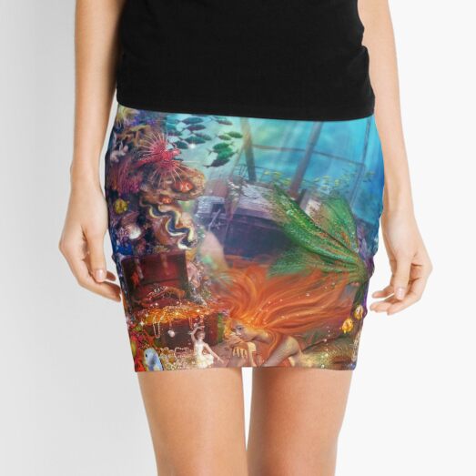 The Mermaid's Treasure Mini Skirt