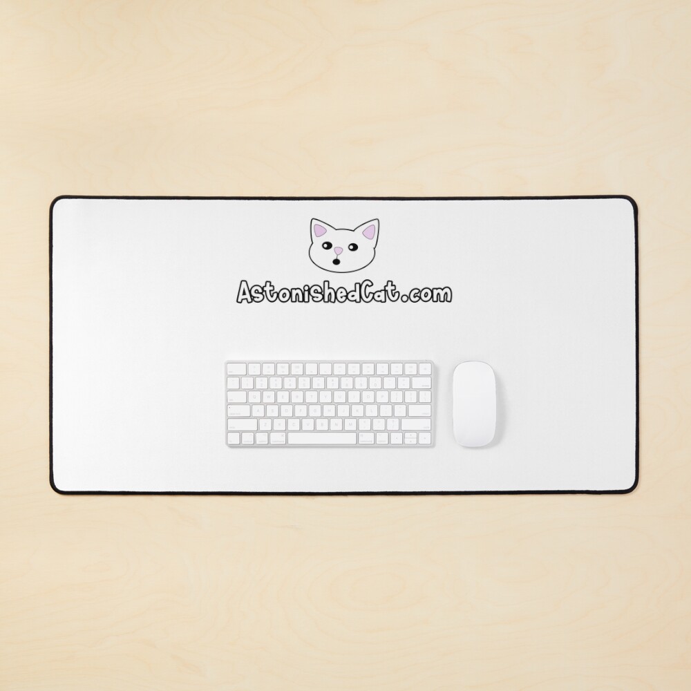 Item preview, Desk Mat designed and sold by AstonishedCatCo.