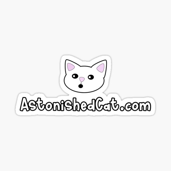 Item preview, Astonished Cat Company Website - Astonished Cat Company designed and sold by AstonishedCatCo.