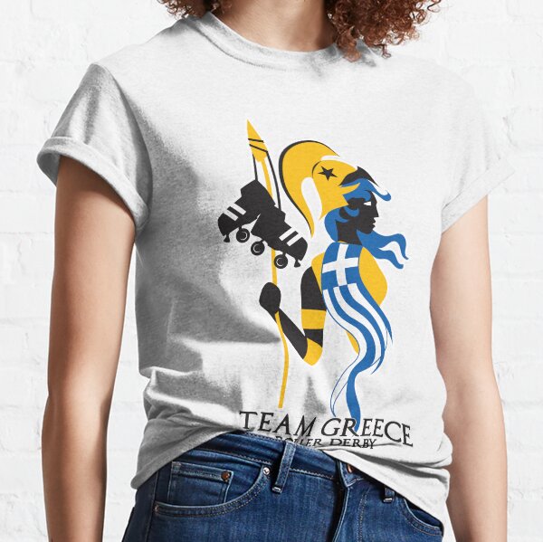 Item preview, Team Greece Roller Derby Logo (White Background) designed and sold by randomkige.